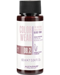 Alfaparf Milano Color Wear Gloss Toner 08.2 Soft Light Violet Blonde - 60 ml
