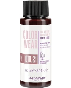 Alfaparf Milano Color Wear Gloss Toner 010.21 Soft Lightest Violet Ash Blonde - 60 ml