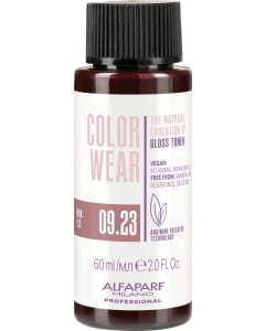 Alfaparf Milano Color Wear Gloss Toner 09.23 Soft Very Light Violet Golden Blonde - 60 ml