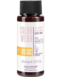 Alfaparf Milano Color Wear Gloss Toner 09.132 Soft Very Light Ash Golden Violet Blonde - 60 ml