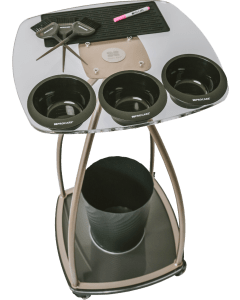 Procare Hair Hostess Trolley - Black Short