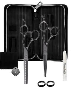 Olivia Garden SilkCut PRO Matt Black Set of 2 - 5.75"