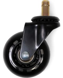 Bravehead Black Castor Wheel