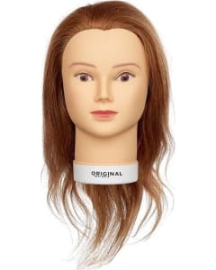 Original Best Buy - Islaine Træningshoved 100% Naturligt Hår 15-40 Cm