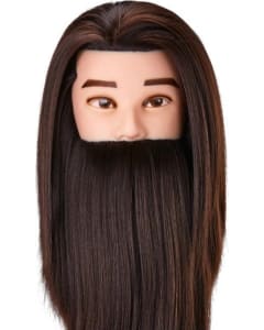 Gabbiano WZ4 Training Head With Beard Synthetic hair - 27 cm