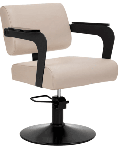 Gabbiano Jet Noir Hairdressing Chair Beige