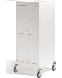 Sibel Discret Service Trolley White Cream