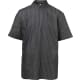 Black Pinstriped Barber Jacket Medium
