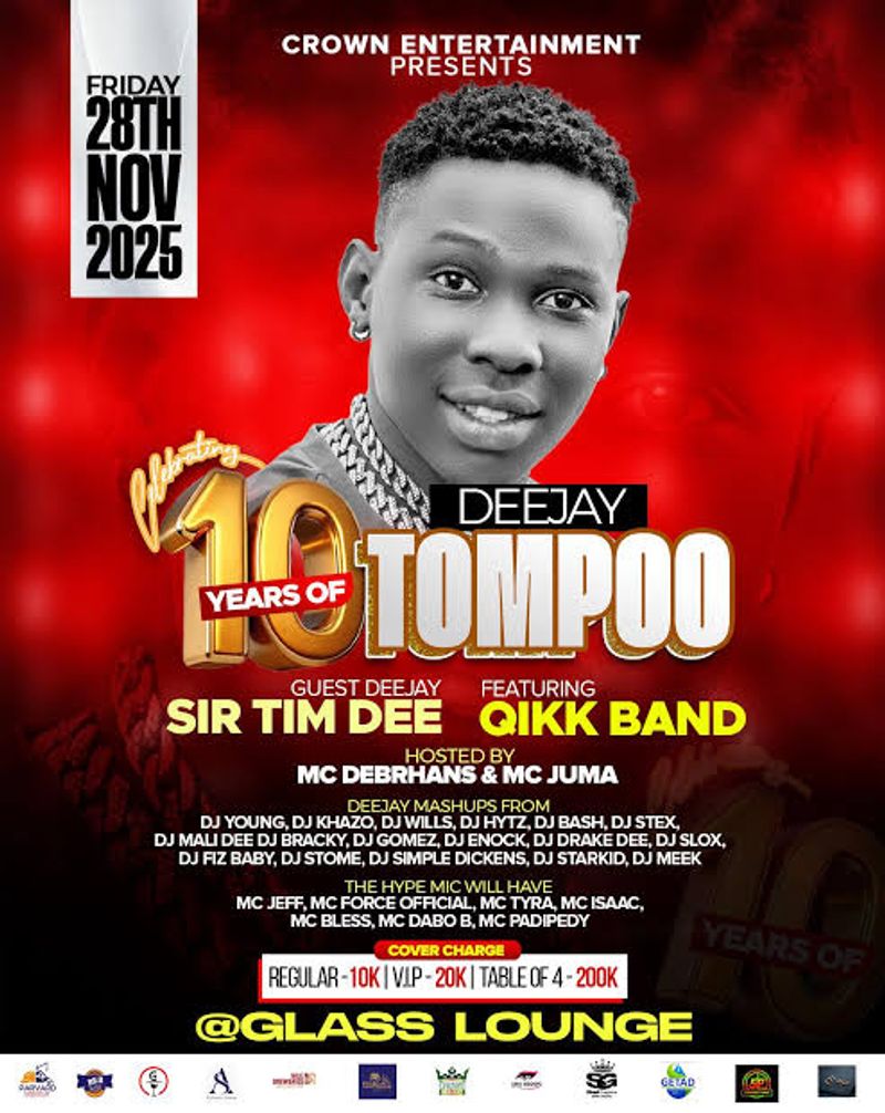 Dj tompoo 10 years experience