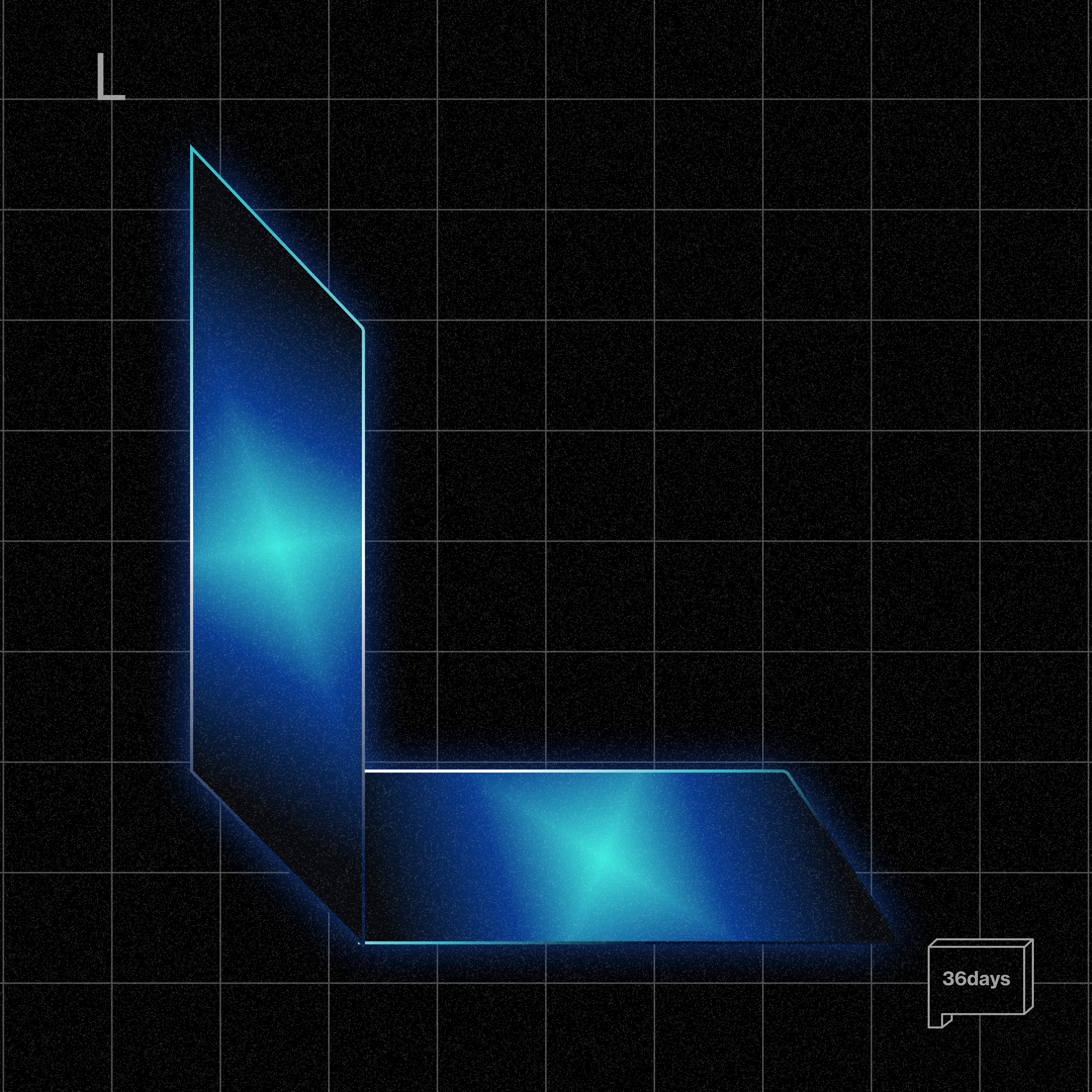 Letter L Graphic Design Illustration