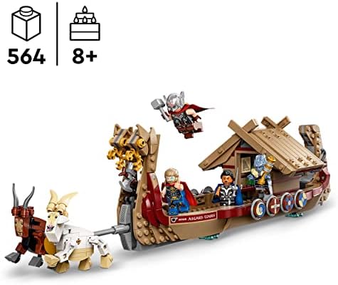 Vue 3 de Lego Marvel Le Drakkar