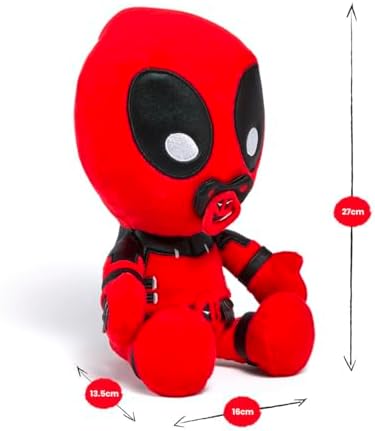 Vue 2 de Babypool En Peluche Cm