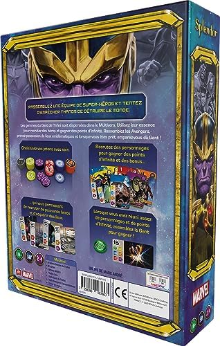 Vue 3 de Asmodee Splendor Marvel Jeu