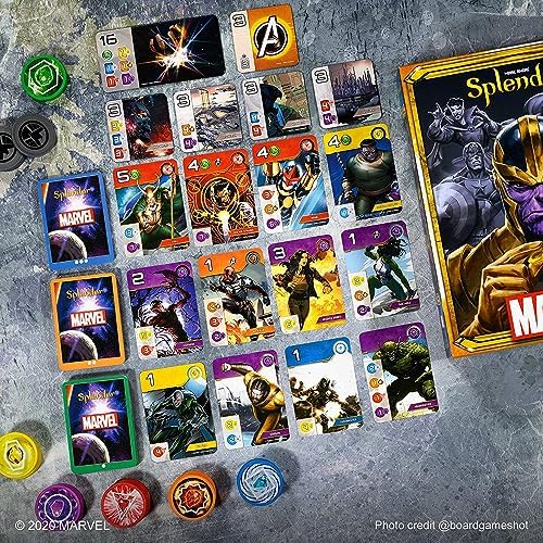 Vue 6 de Asmodee Splendor Marvel Jeu