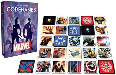 Vue 2 de Usaopoly Codenames Marvel Edition