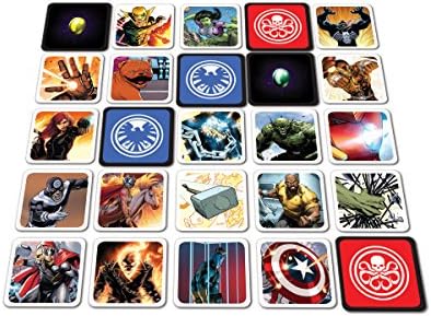 Vue 4 de Usaopoly Codenames Marvel Edition