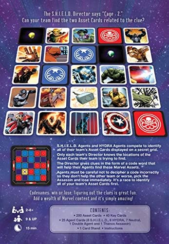 Vue 6 de Usaopoly Codenames Marvel Edition