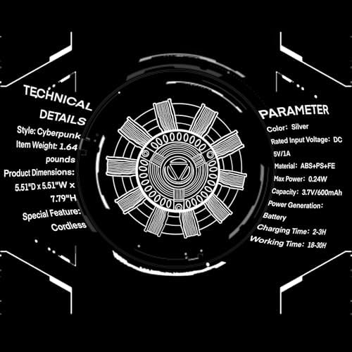 Vue 4 de Moonacy Arc Reactor Light