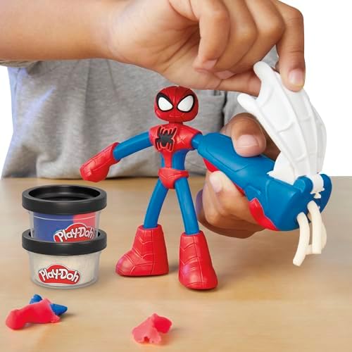 Vue 2 de Playdoh Marvel Spiderman Coffret