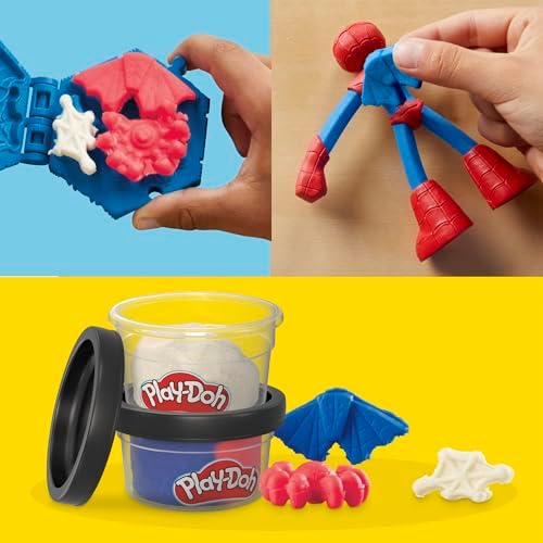 Vue 3 de Playdoh Marvel Spiderman Coffret