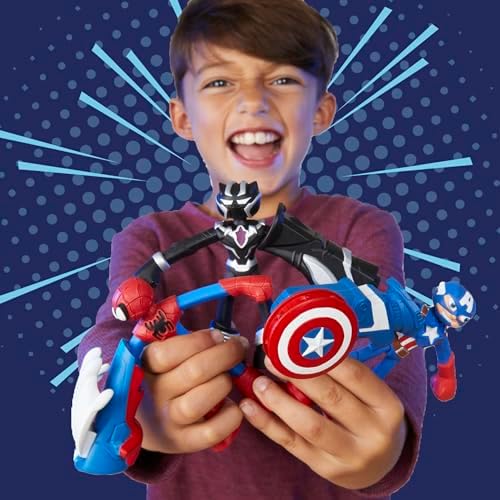 Vue 5 de Playdoh Marvel Spiderman Coffret