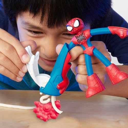 Vue 7 de Playdoh Marvel Spiderman Coffret