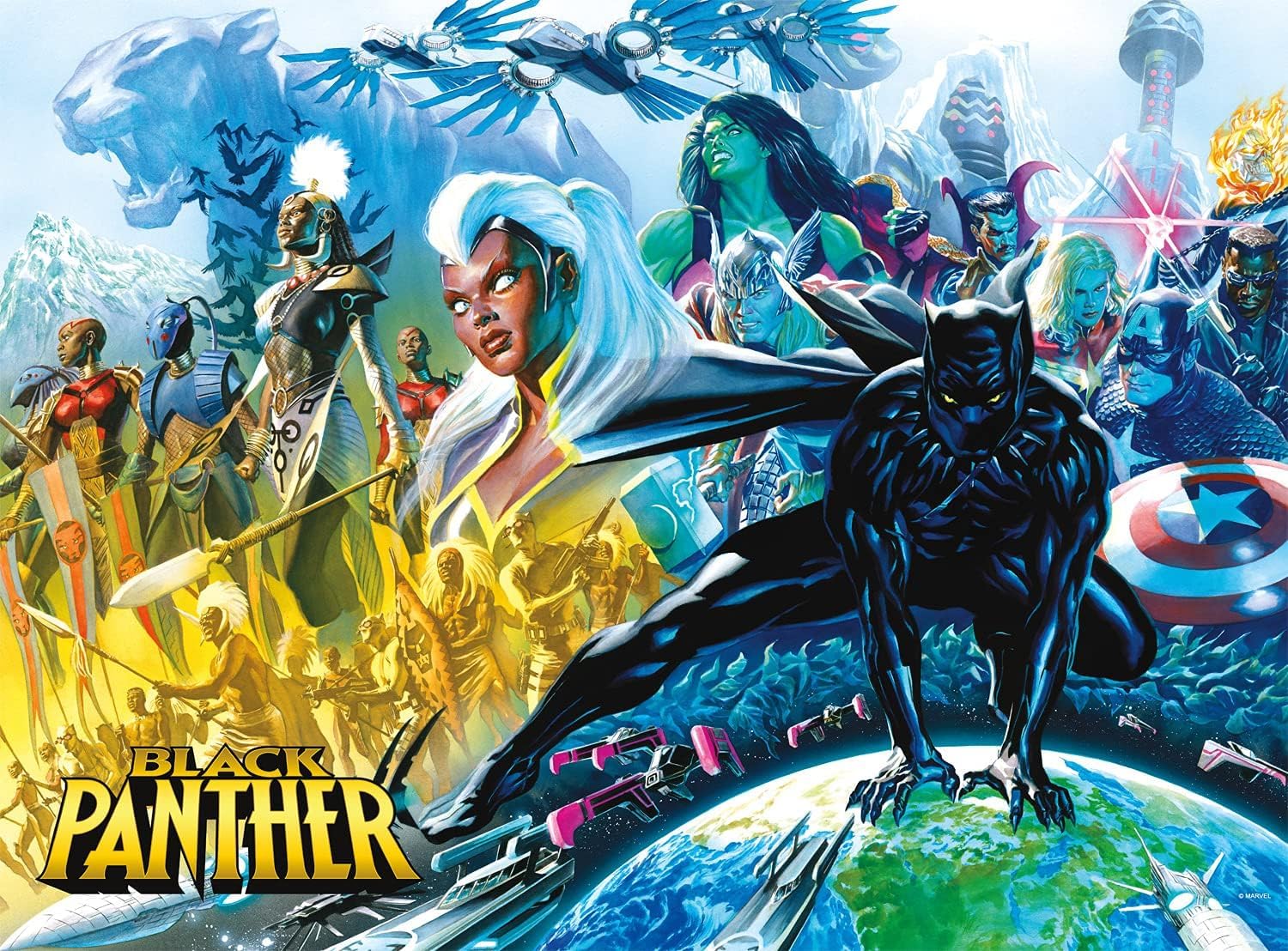 Buffalo Games Marvel Black