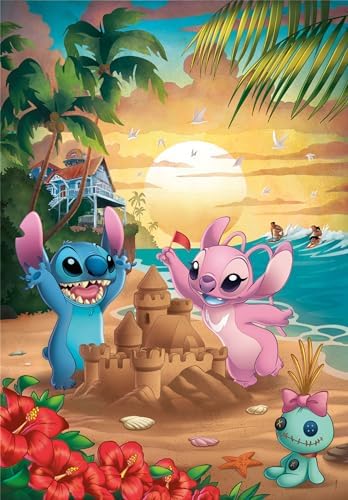 Vue 2 de Clementoni Puzzle Disney Stitch