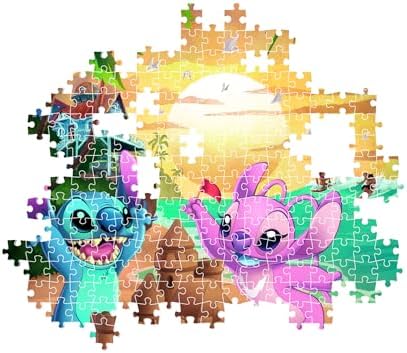 Vue 4 de Clementoni Puzzle Disney Stitch