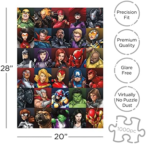 Vue 2 de Marvel Heroes Collage Piece