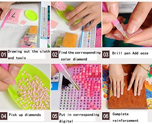 Vue 6 de Kit De Broderie Diamant