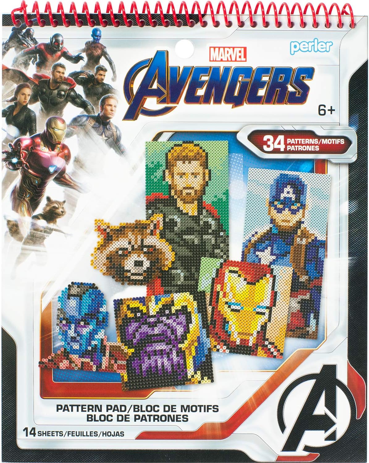 Perler Avengers Fused Bead