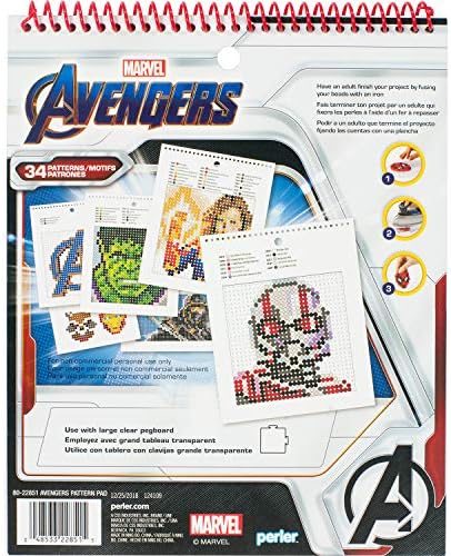 Vue 2 de Perler Avengers Fused Bead
