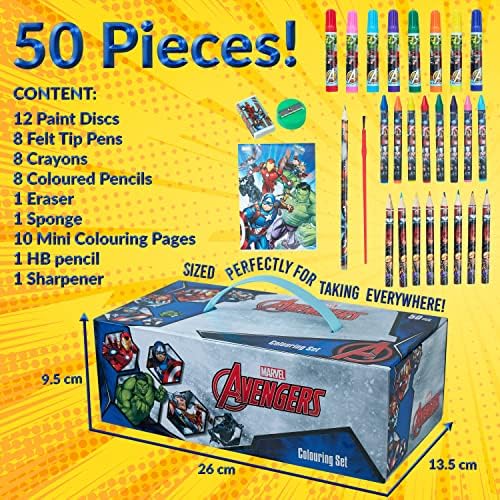 Vue 6 de Marvel Set De Coloriage