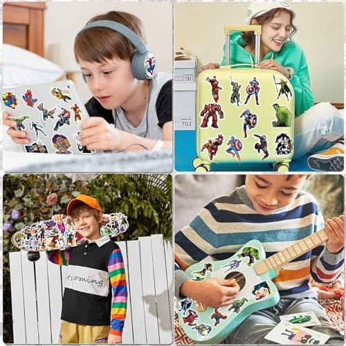Vue 7 de Powmag Autocollant Enfant Garcon