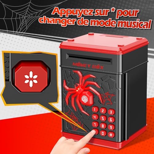 Vue 4 de Yellcetoy Spider Tirelire Pour