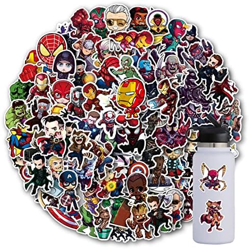 Vue 2 de Lot De Autocollants Marvel