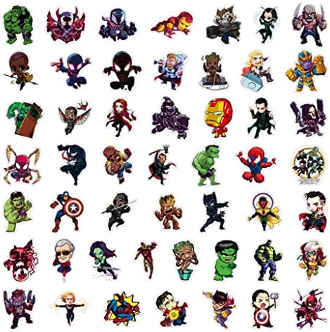 Vue 3 de Lot De Autocollants Marvel