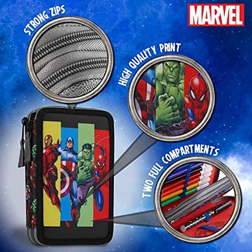 Vue 5 de Marvel Spiderman Trousse Scolaire