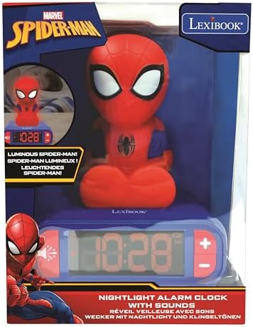Vue 5 de Lexibook Spiderman Reveil Veilleuse