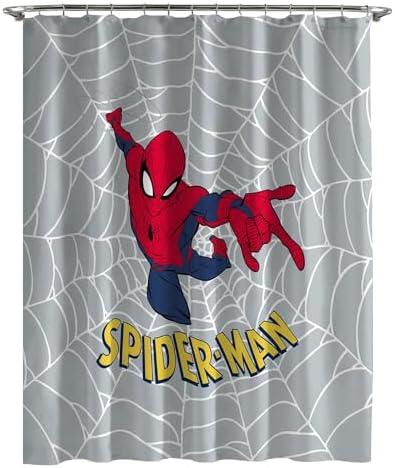 Vue 2 de Rideau De Douche Marvel