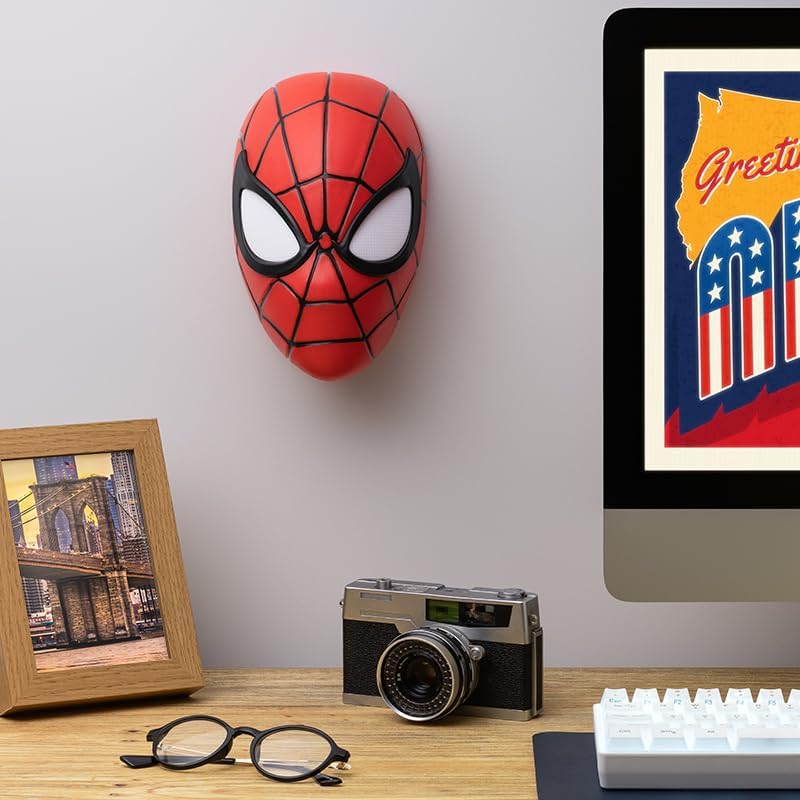 Vue 5 de Spiderman Paladone Lampe Masque
