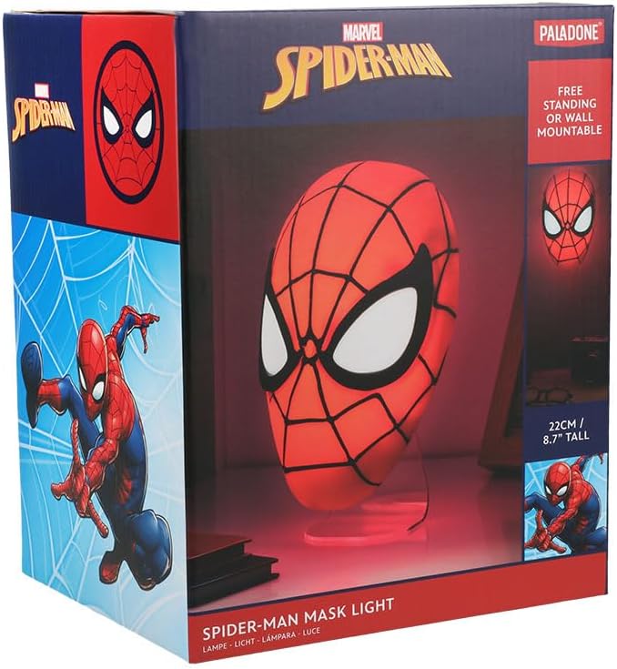 Vue 7 de Spiderman Paladone Lampe Masque