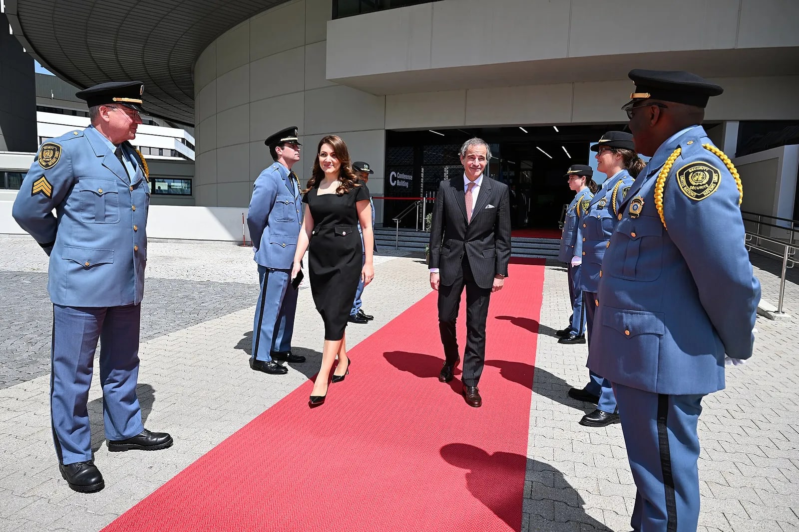 IAEA DG Rafael Grossi welcomes Julius Maada Bio, Vienna, June 2024, 01