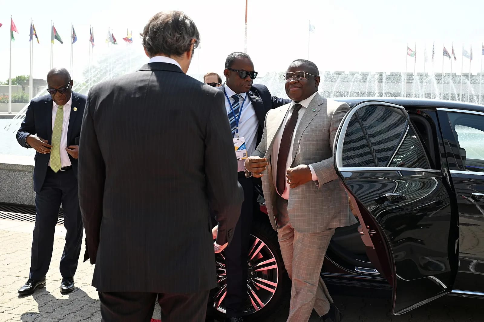 IAEA DG Rafael Grossi welcomes Julius Maada Bio, Vienna, June 2024, 03