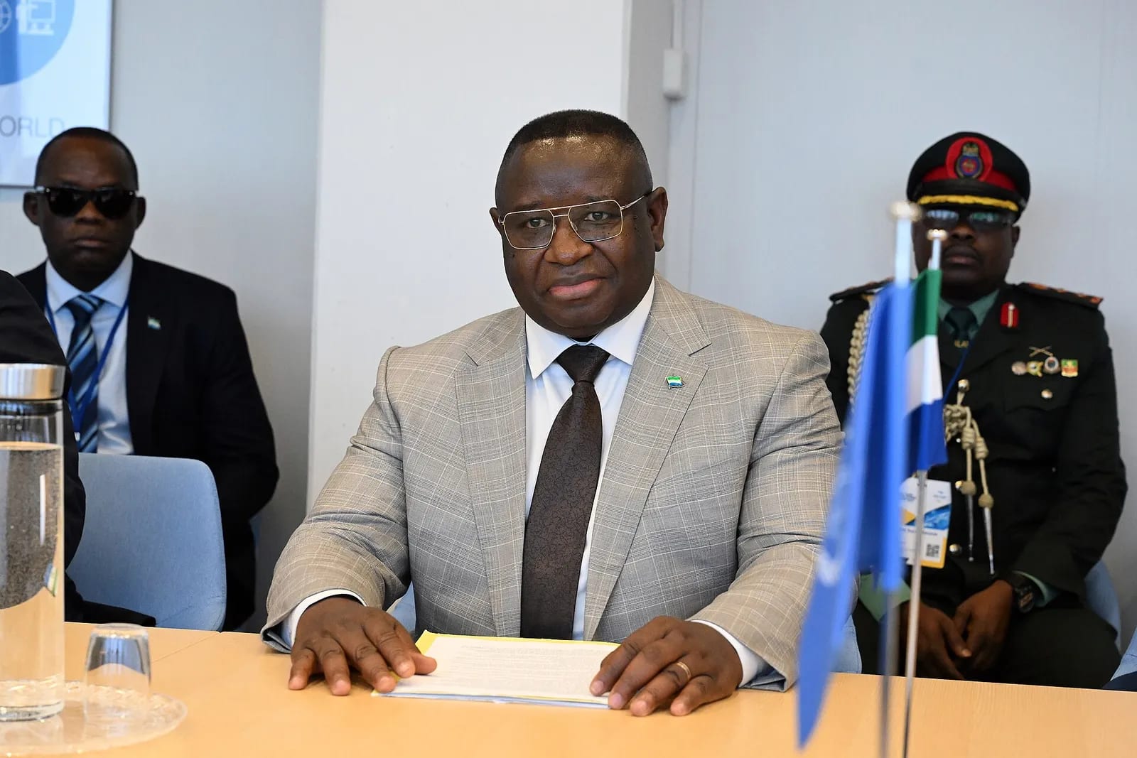 IAEA DG Rafael Grossi welcomes Julius Maada Bio, Vienna, June 2024, 20