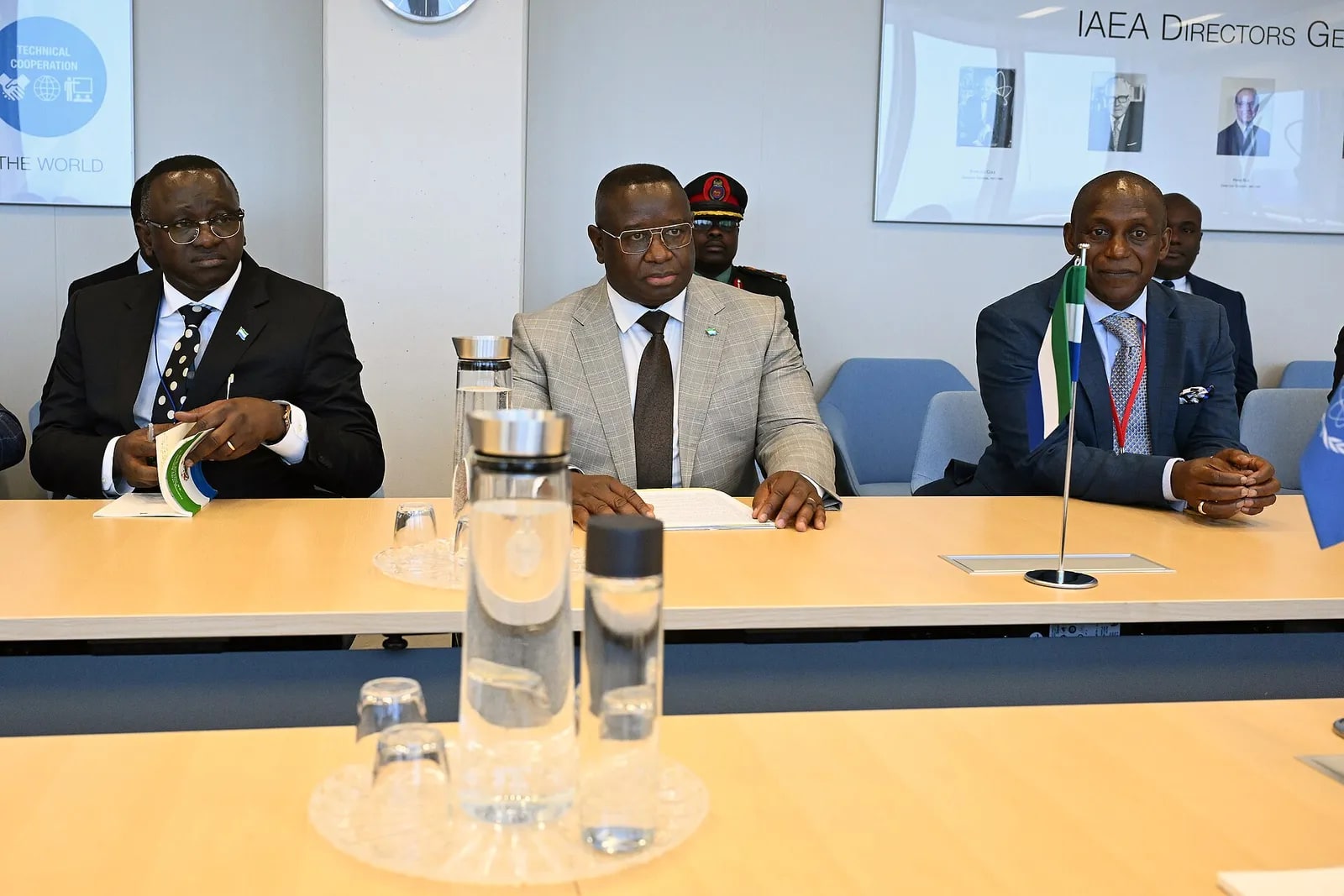 IAEA DG Rafael Grossi welcomes Julius Maada Bio, Vienna, June 2024, 21