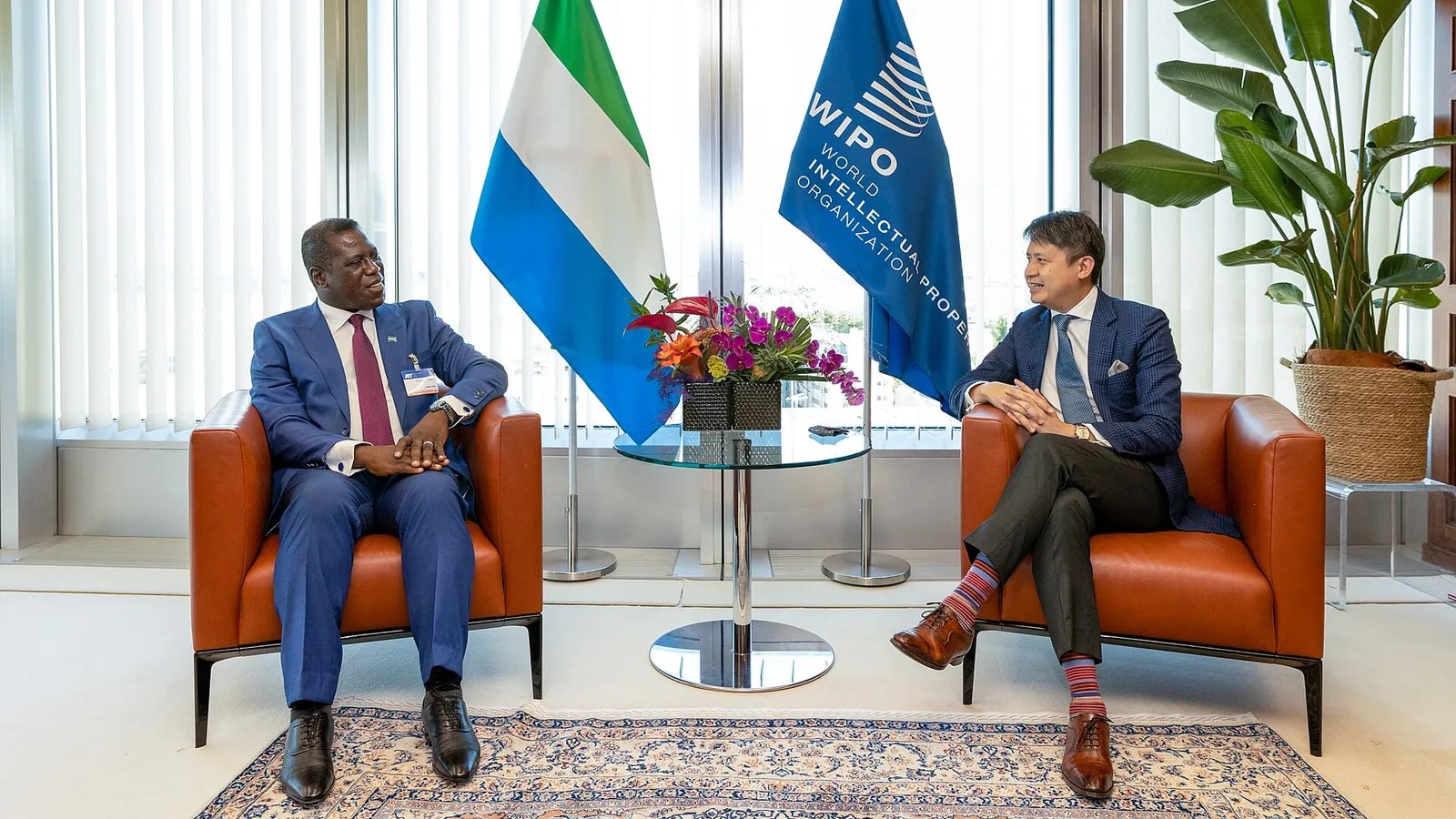 WIPO Director General Meets Sierra Leone's Minister of Foreign Affairs
