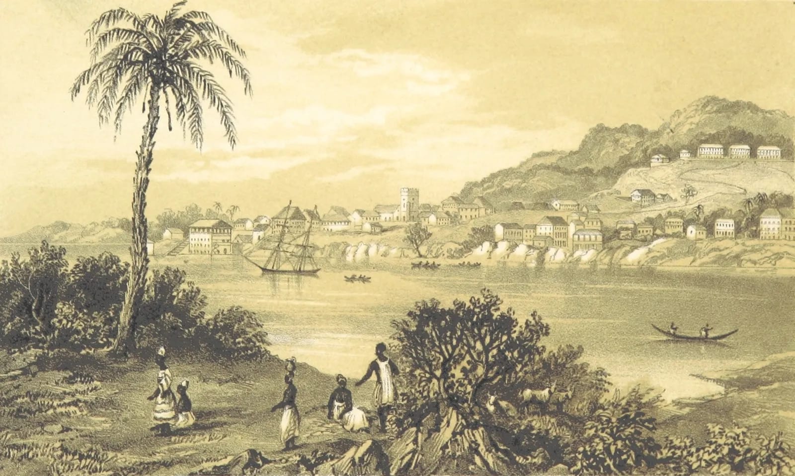 Freetown in 1850