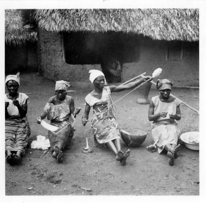 Women spinning, Panguma (Sierra Leone), 1934